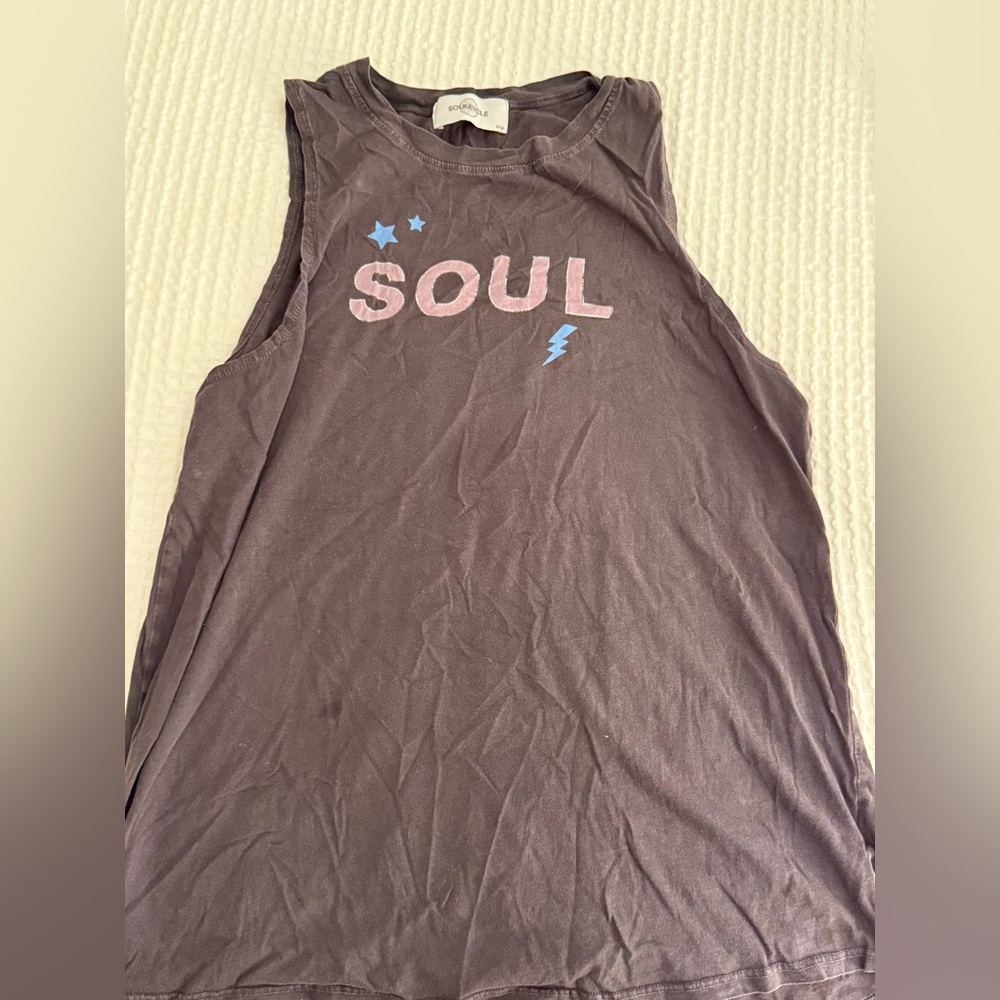 Soulcycle Gray Tank Top